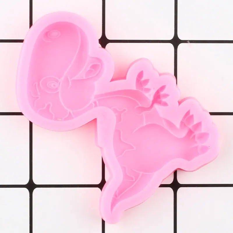 3D мультяшный динозавр силиконовые формы для печенья выпечки конфет шоколада