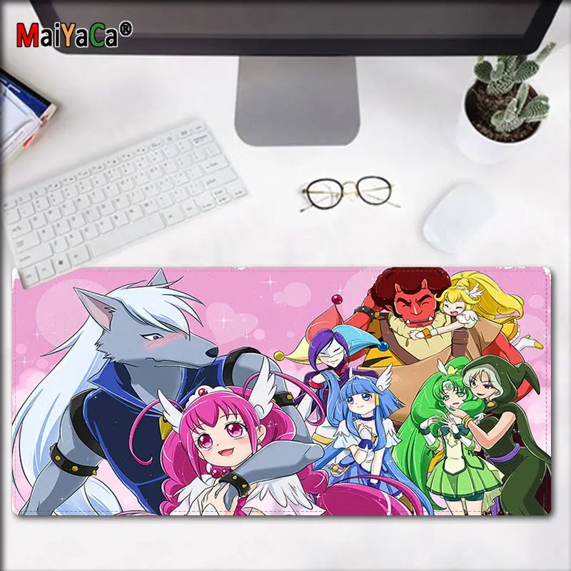 

MaiYaCa Boy Gift Pad Japanese Anime Glitter Force Locking Edge Mouse Pad Game Free Shipping Large Mouse Pad Keyboards Mat