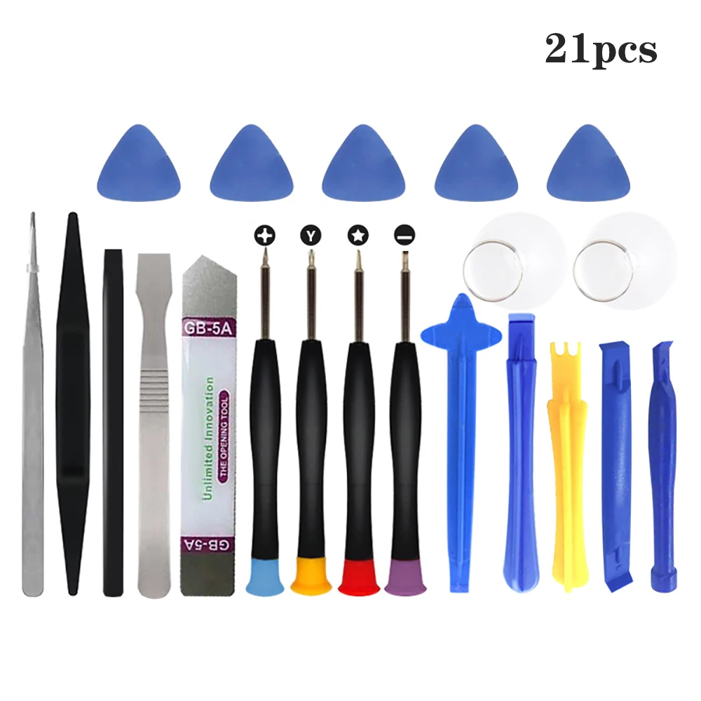 

21 In 1 Mobile Phone Repair Kit, Hand Dismantling Screwdriver, Open Screen Clamp, Suction Cup, Smartphone Repair Tool Kit