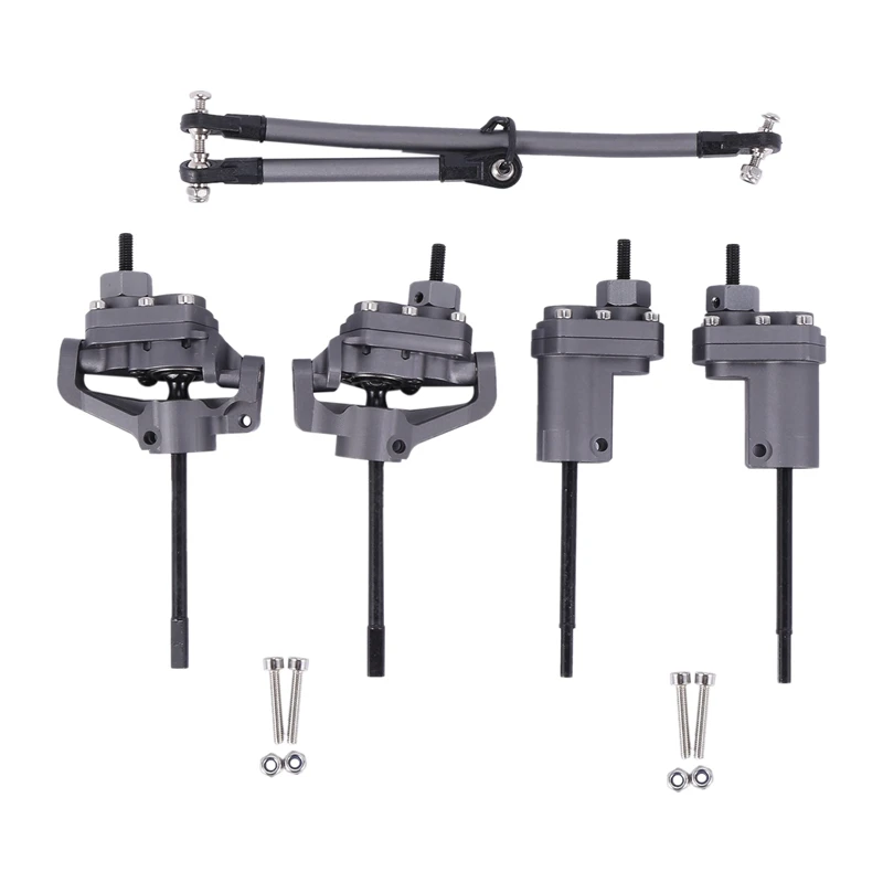 

Metal Front & Rear Portal Axle Upgrade for 1/10 RC Crawler Car Axial SCX10 II 90046 90047 AR44 Axle Parts