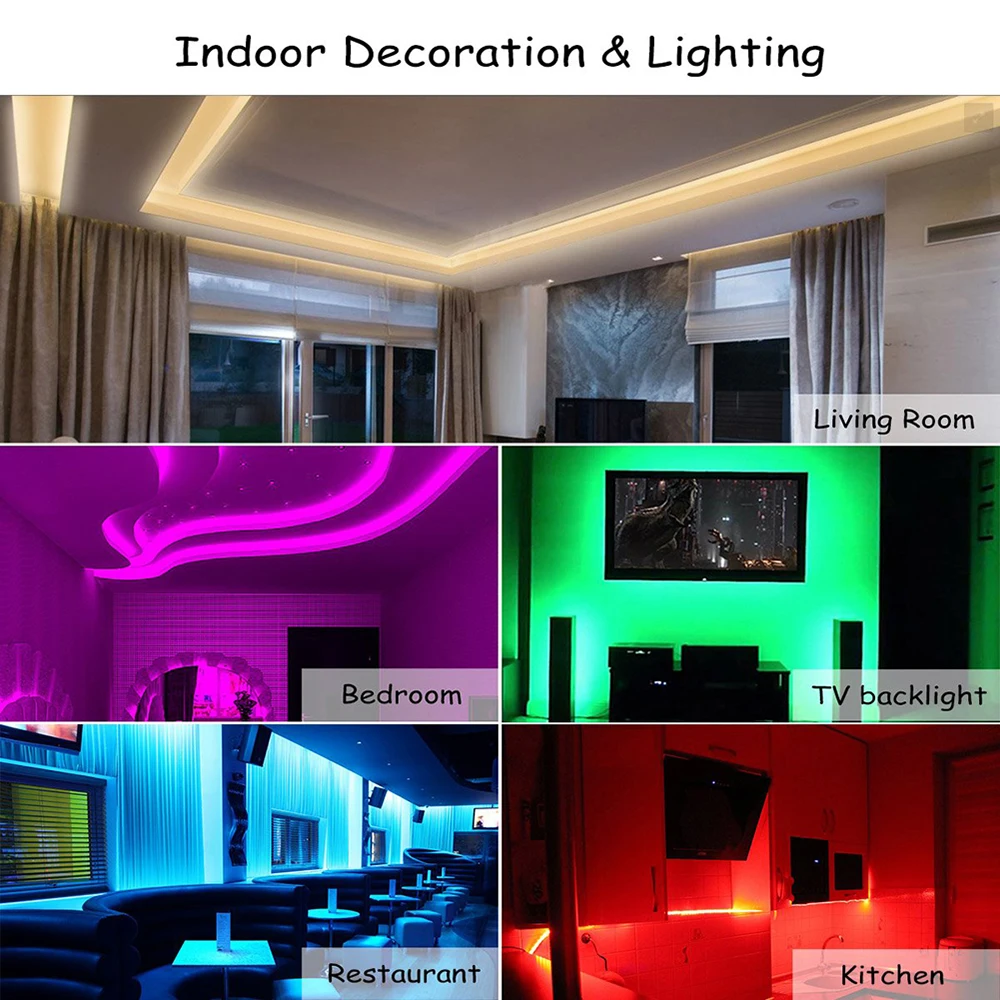 

RGBW LED Strip DC12V RGB with Cold White 5m Waterproof Flexible Tape Light 300LEDs SMD 5050 Colored Ribbon BackLight Night Lamp