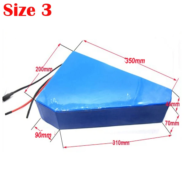 Треугольная литиевая батарея для электровелосипеда 72 в 20 А · ч 25 3500/3000 Вт|ebike