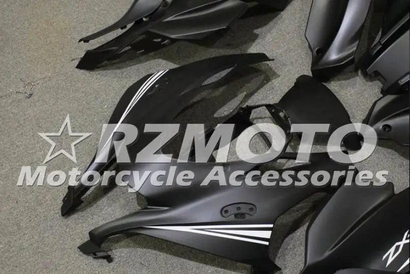 ABS мотоцикл полный обтекатель комплект подходит для kawasaki Ninja ZX-10R zx10r 10r 16 17 Пользовательские черный матовый белый