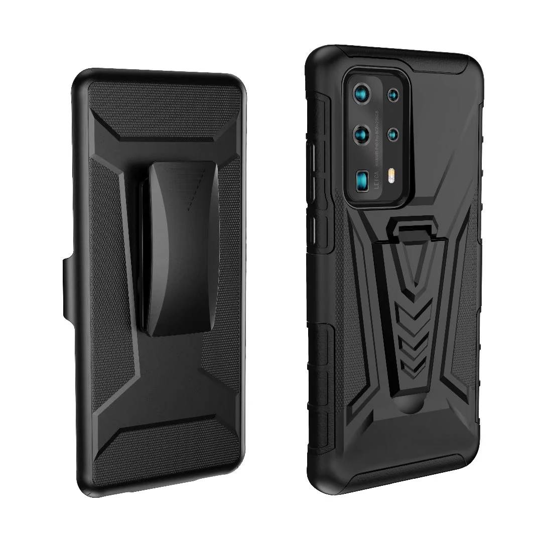 

Phone Cover For Huawei P Smart P20 P30 P40 Lite Mate 20 30 Pro Y5 Y6 Y7 Y9 2 in 1 Hybrid Armor Shockproof Case Stand Back Clip