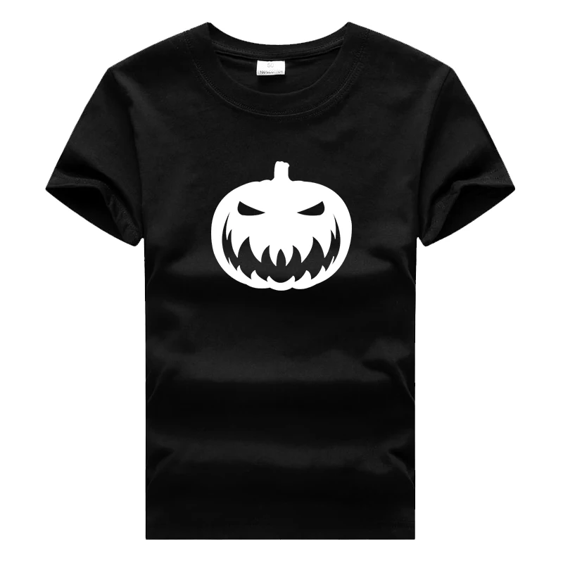 XXX футболки для мальчиков и девочек с улыбающимся лицом одежда Хэллоуина детей