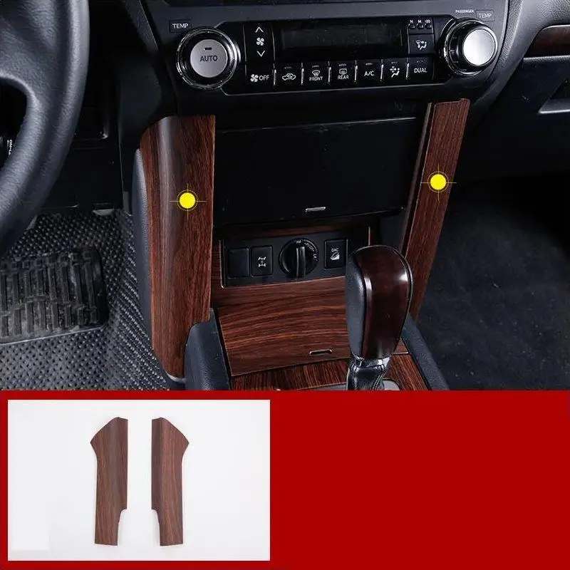 Автомобильная автомобильная хромированная наклейка на руль для Toyota Prado 10 11 12 13 14 15