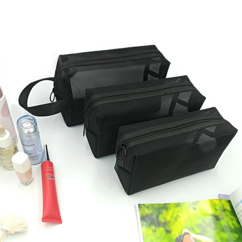 

Ladies Portable Makeup Case Women Function Cosmetic Bag Zipper Make Up Organizer Pouch Toiletry Beauty Wash Bag For Female