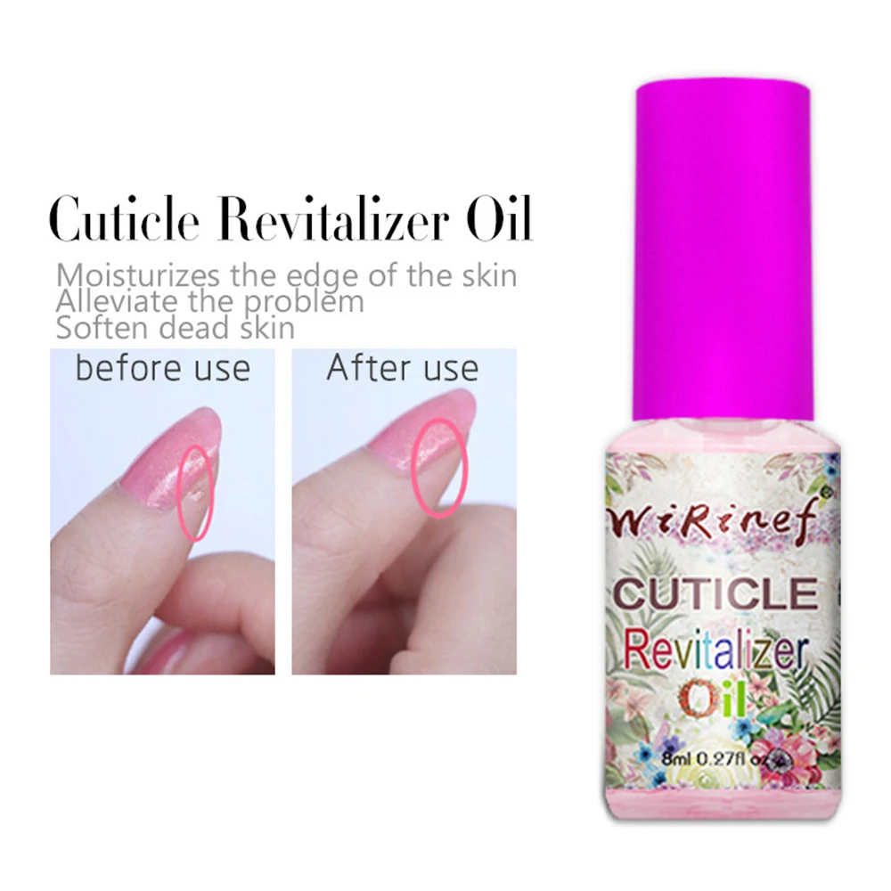 WiRinef Nourishment Oil Cuticle 8ml Nail Transparent Revitalizer Nutrition Treatment Tool TSLM1 | Красота и здоровье