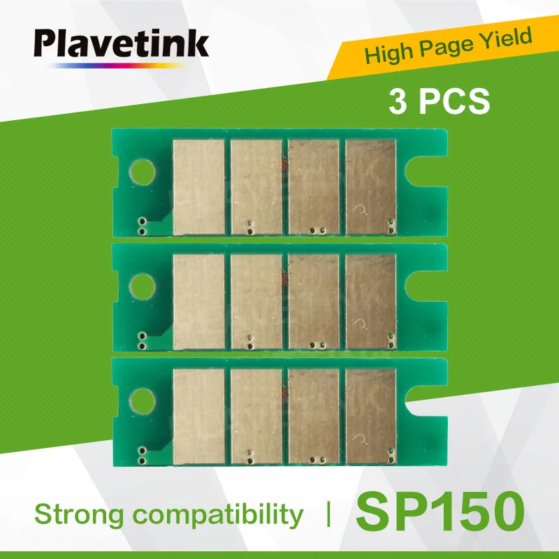 Plavetink 1500 страниц чип тонера для Ricoh sp 150 150SU 150w 150SUw SP150 SP150su sp150w sp150suw чипы сброса