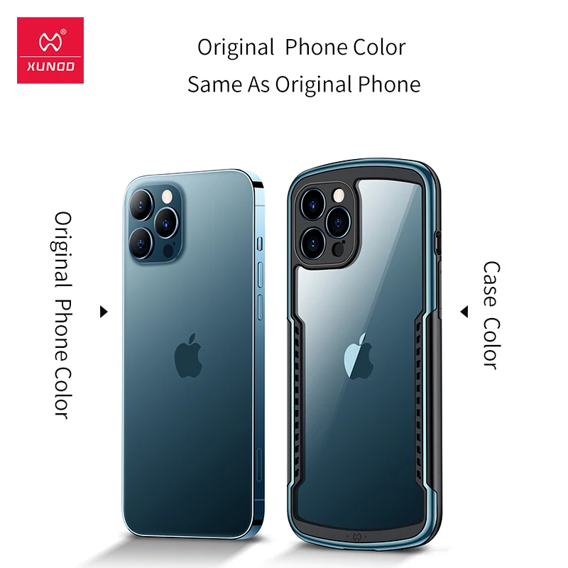 

For iPhone 12 Pro Max Case, Xundd Airbag Case, For iPhone 11 12 Pro Max Mini Case, Matte Shockproof Bumper Phone Cover Fashion