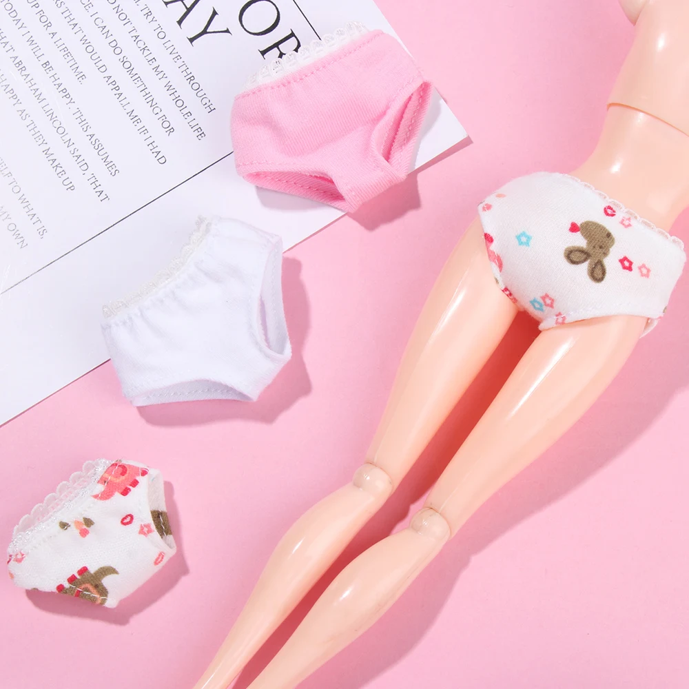 

Трусы для кукол разных размеров, нижнее белье подходит для кукол 1/12, 1/6, 1/4, 1/3, аксессуары для кукол, детские игрушки «сделай сам» для кукол, де...