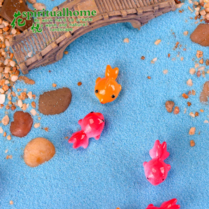 Симпатичная Золотая рыбка имитация аквариума поцелуй Франция романтическая