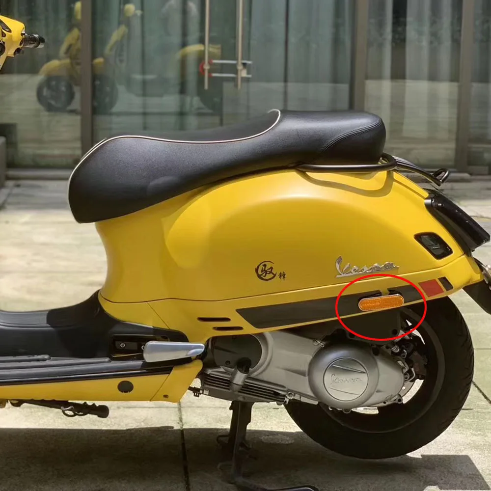 Светодиодные Боковые указатели поворота для мотоциклов индикатор с ЧПУ левая и