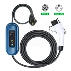 Зарядное устройство Tesla SAE J1772, тип 1, Wallbox 40A, быстрое зарядное устройство для электромобилей, 9,6 кВт, подходит для всех видов зарядки электромобилей 1