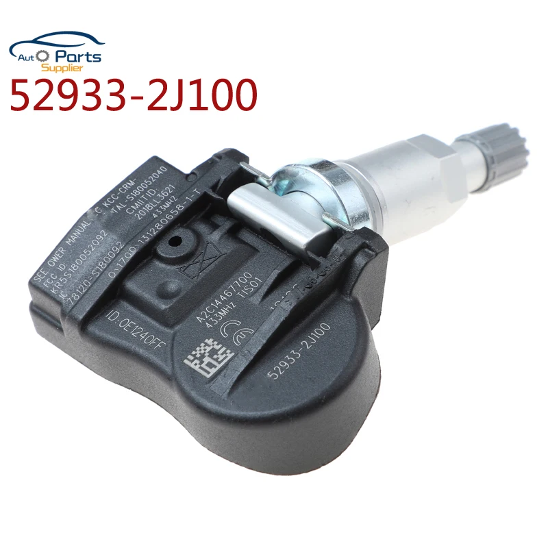 52933-2J100 529332J100 новый датчик давления в шинах TPMS для Hyundai Verna Solaris Kia Sorento 2017 2018 |
