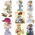 5D сделай сам для маленькой девочки, набор алмазов для создания картины полный дрель круглые стразы мозаичного искусства картинка комплект ремесло домашнего украшения подарок 2021