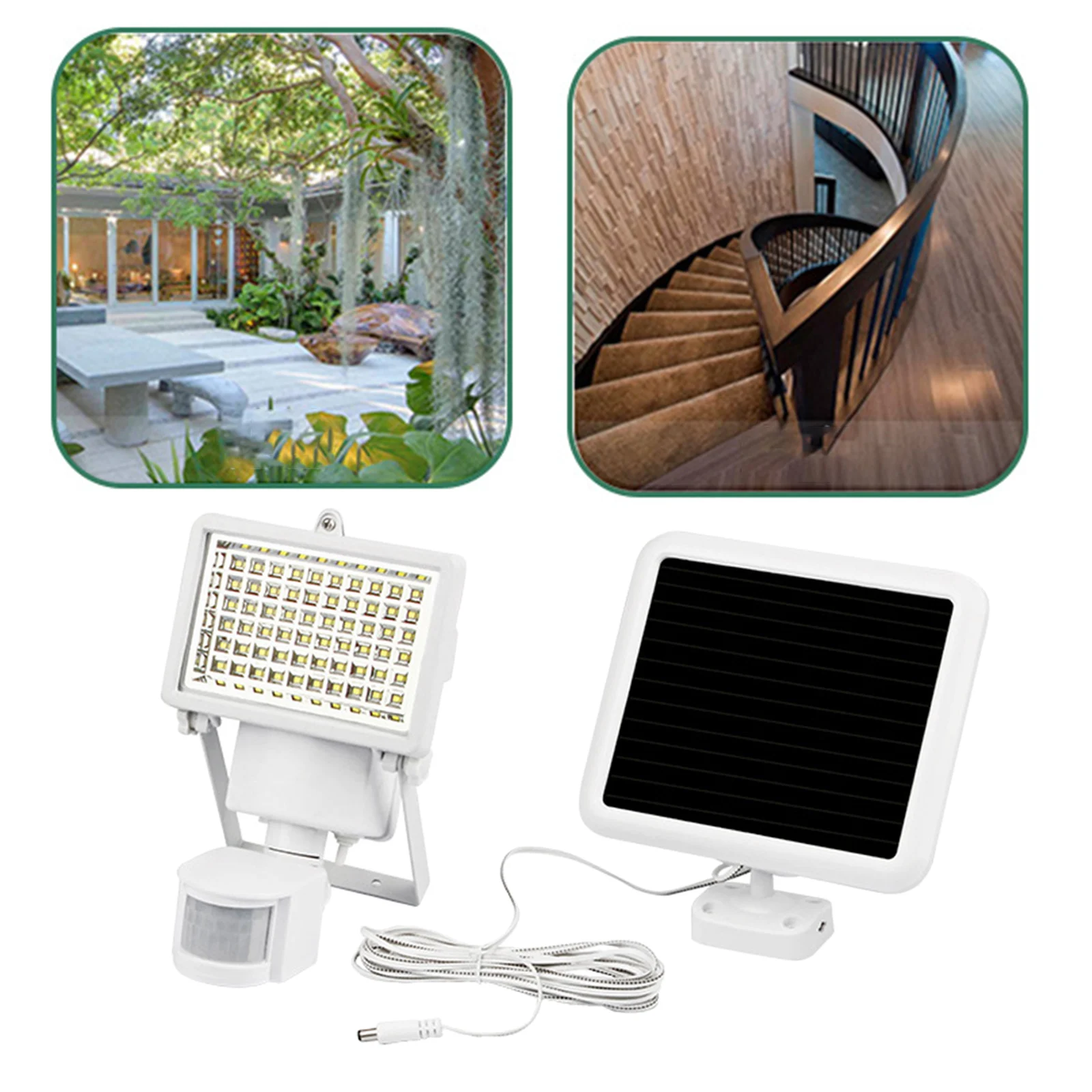 

Solar Street Lights Outdoor Solar Lamp Waterproof Motion Sensor Security Lighting for Garden Patio Path Yard