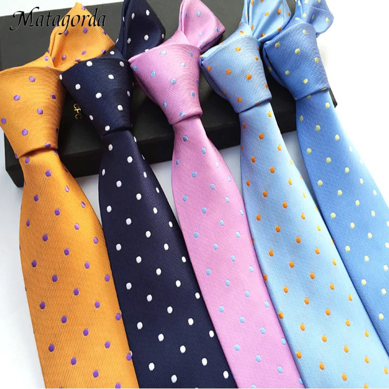 

Официальный шейный галстук 8 см, мужской галстук, шелковый галстук в горошек, галстук для платья, галстуки для мужчин, подарок, бесплатная доставка