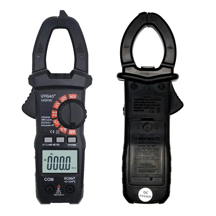 

Портативный цифровой мультиметр с зажимом, высокоточный мультиметр с зажимом переменного тока, небольшой многофункциональный измеритель ...