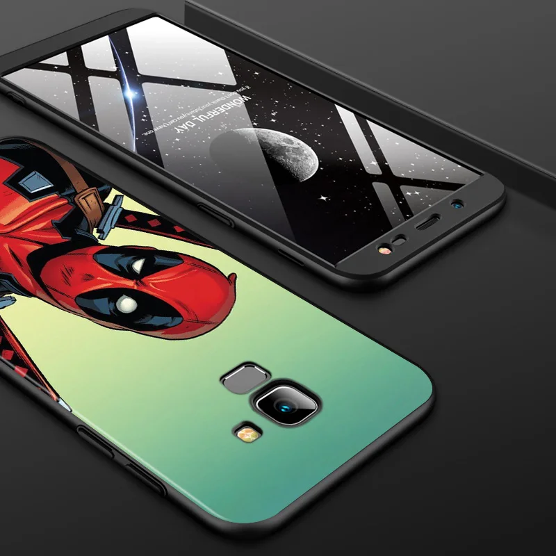 

Marvel Avengers Deadpool Super Hero For Samsung Galaxy J8 J7 Duo J6 J5 Prime J4 Plus J3 J2 Core 2018 2017 2016 Black Phone Case