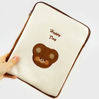 cute tablet ipad case sleeve pouch bag for ipad air pro 9 7 10 5 11 inch fashion korean ins bear rabbit dog laptop inner bag