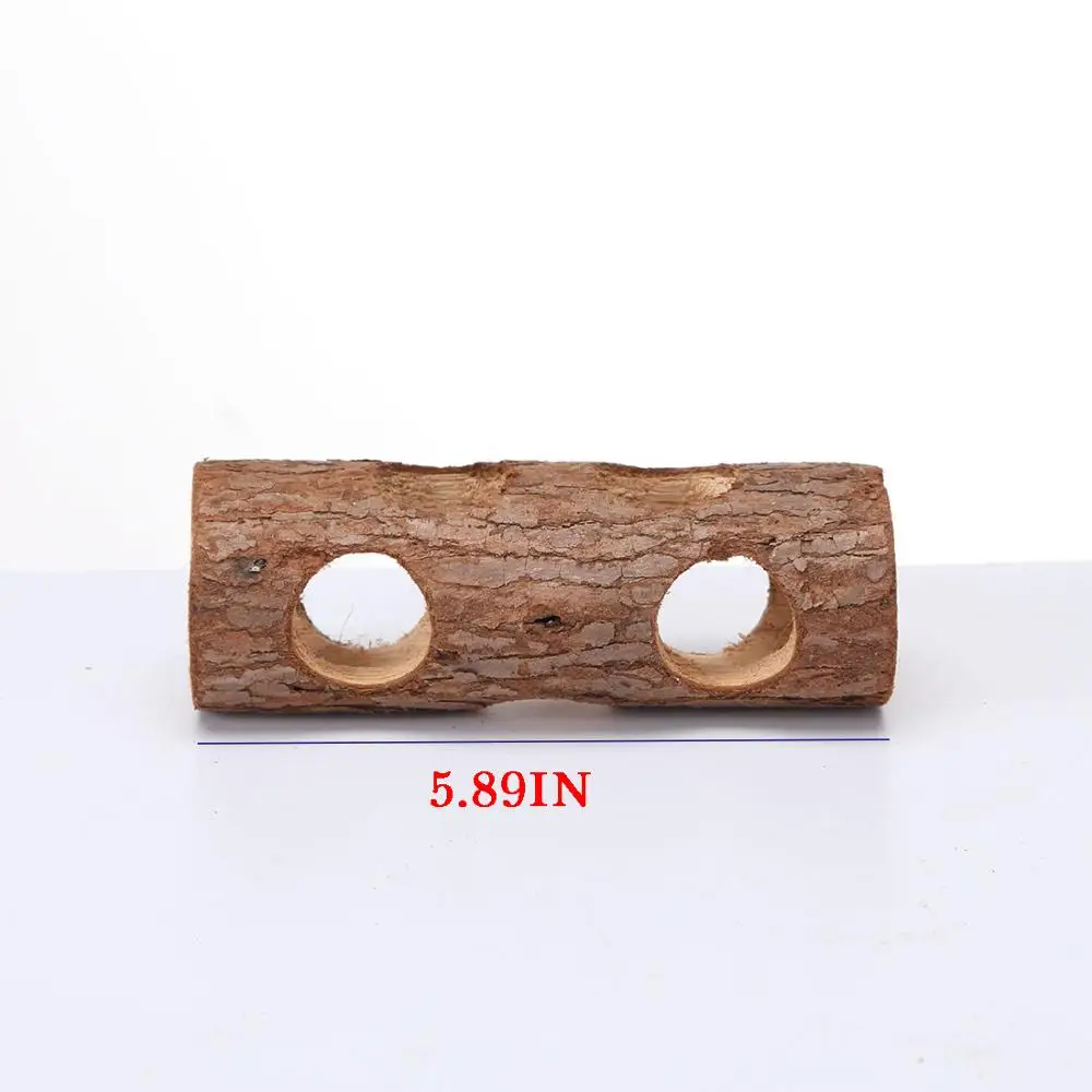 Деревянная лестница игрушка для жевательного моста туннель хомяка шиншиллы