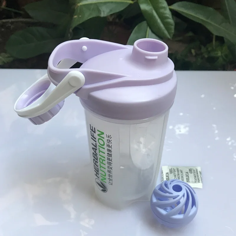 4 ярких цвета 500 мл новый дизайн портативная Спортивная бутылка Herbalife для