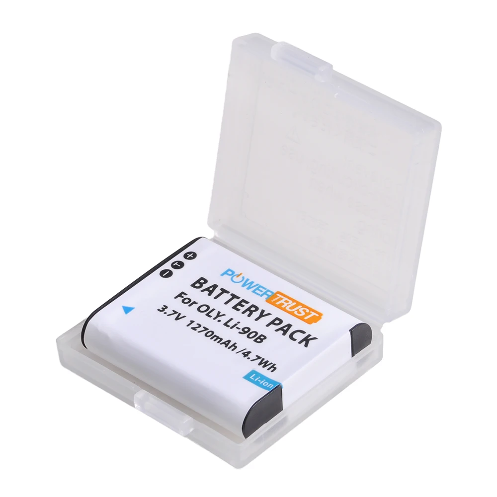 Аккумулятор Powertrust для камеры LI90B akku Olympus Tough TG-Tracker SH-1 SH-2 IHS TG L20 с функцией