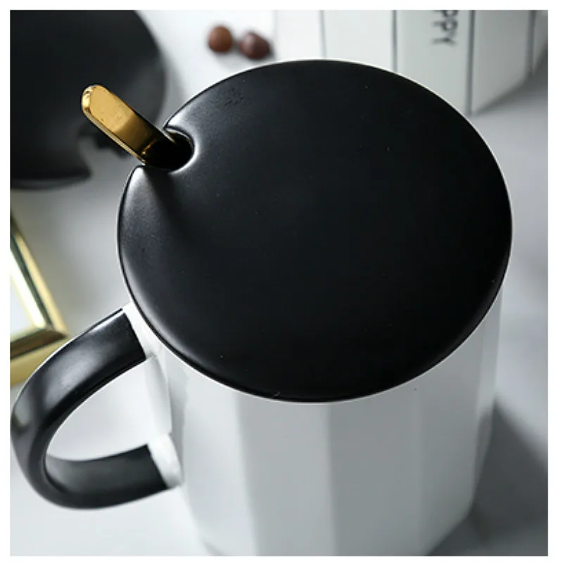 Керамическая Геометрическая кружка молочный завтрак кофейная чашка свадебный