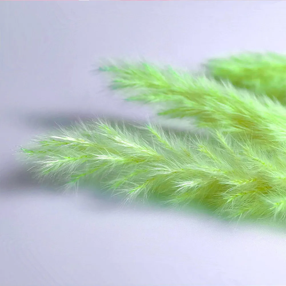 

New Hot 15 Pcs Dried Small Pampas Grass Phragmites Communis Decoration for Home Store Wedding USJ99