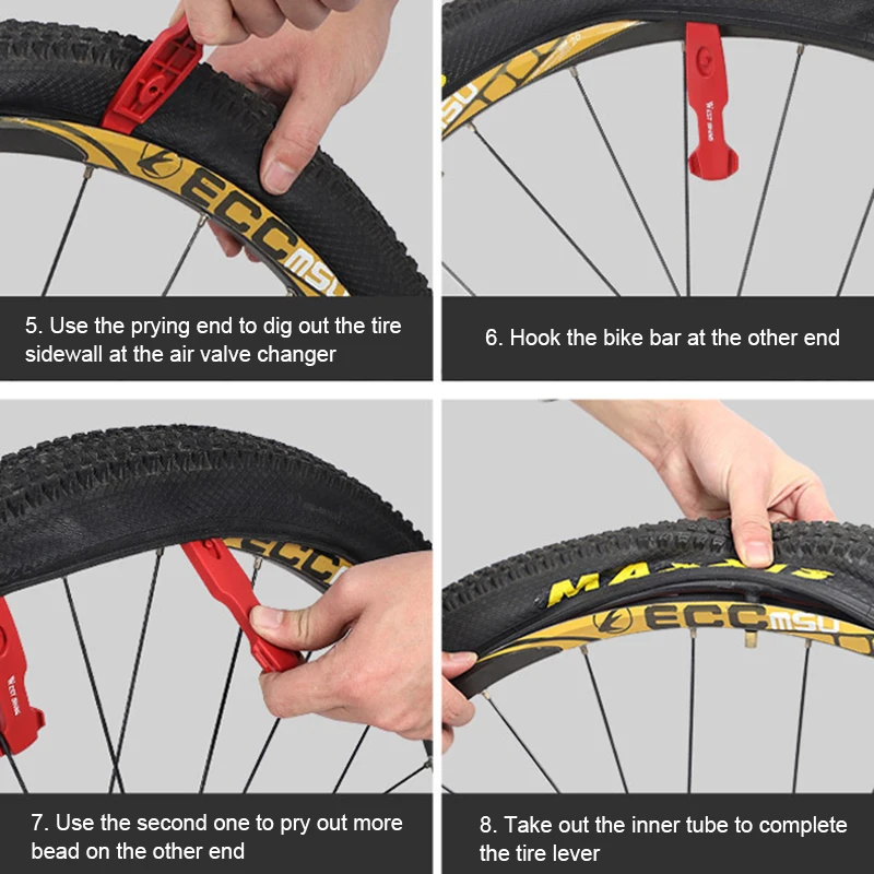 2 шт. велосипед шины рычаг для ремонта открывашка инструменты горный легкий
