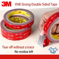 car special 3m 5608 vhb gray strong acrylic foam tape 0 8mm thickness 3m double sided tape adhesive wall decoration no trace