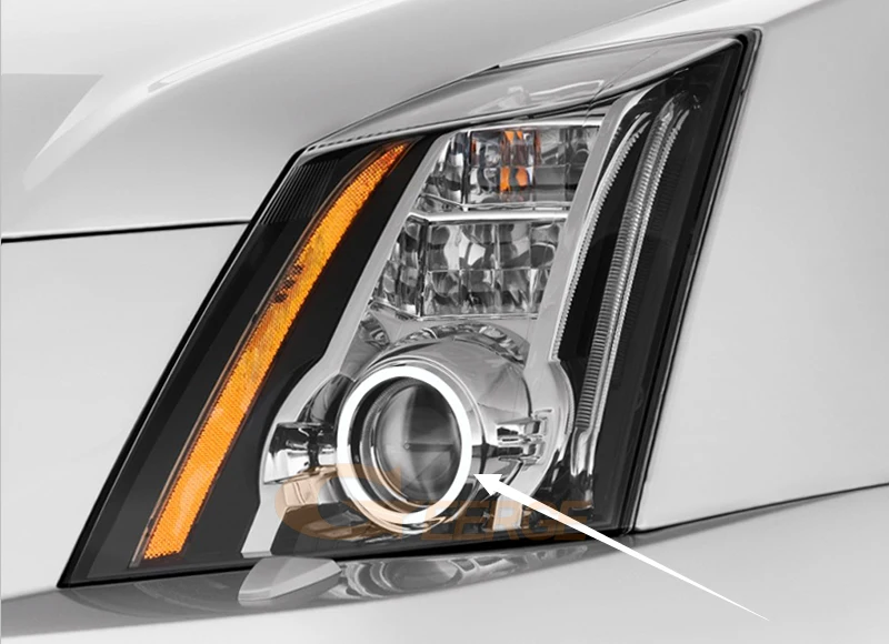 Для CADILLAC CTS 2008 2013 ксеноновые фары RF дистанционное управление Bluetooth APP многоцветные