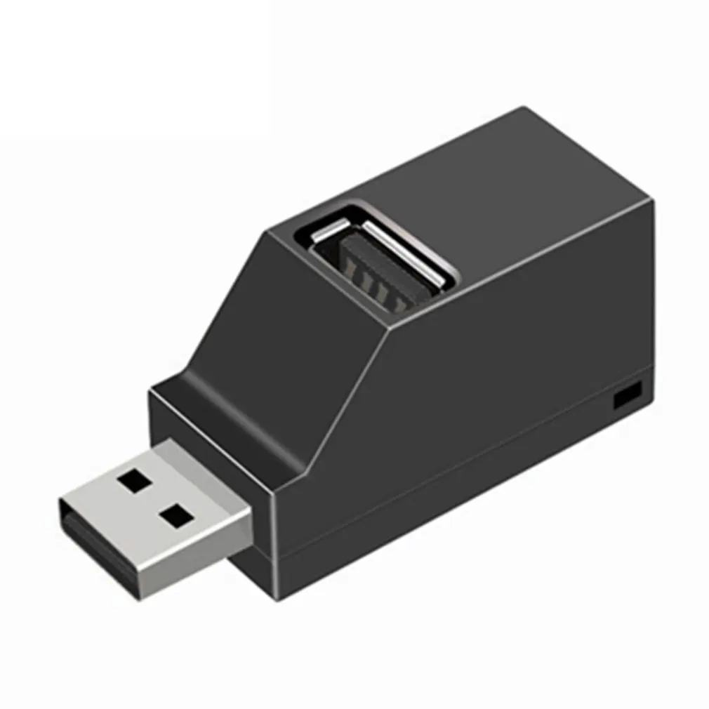 

1 шт., концентратор USB 3,0 2,0, адаптер-удлинитель, мини-разветвитель, 3 порта для ПК, ноутбука, высокоскоростной U-диск-ридер