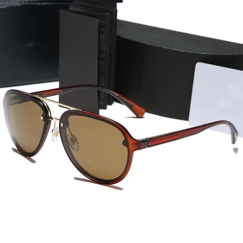 

Винтажные Поляризованные солнцезащитные очки для мужчин и женщин, дизайнерский бренд для вождения, с коробкой, 2021