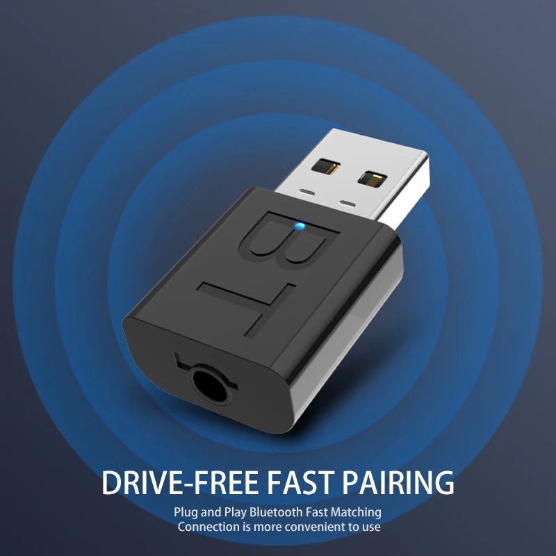 

USB Bluetooth 5.0 Transmitter Receiver Stereo Bluetooth RCA USB 3.5mm AUX For TV PC Headphones Home Stereo Car HIFI Audio