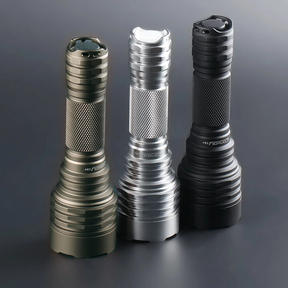 Фонарик Голубой светодиодный с поддержкой KB CSLNM1.14 и 18650 светодиодами - купить по