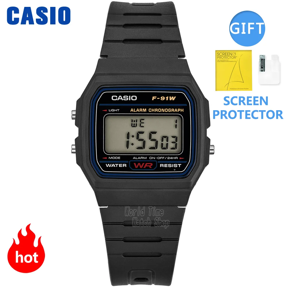 Casio watch men top luxur set military LED relogio digital watch sport Waterproof quartz men watch Neutral watchs F91W series