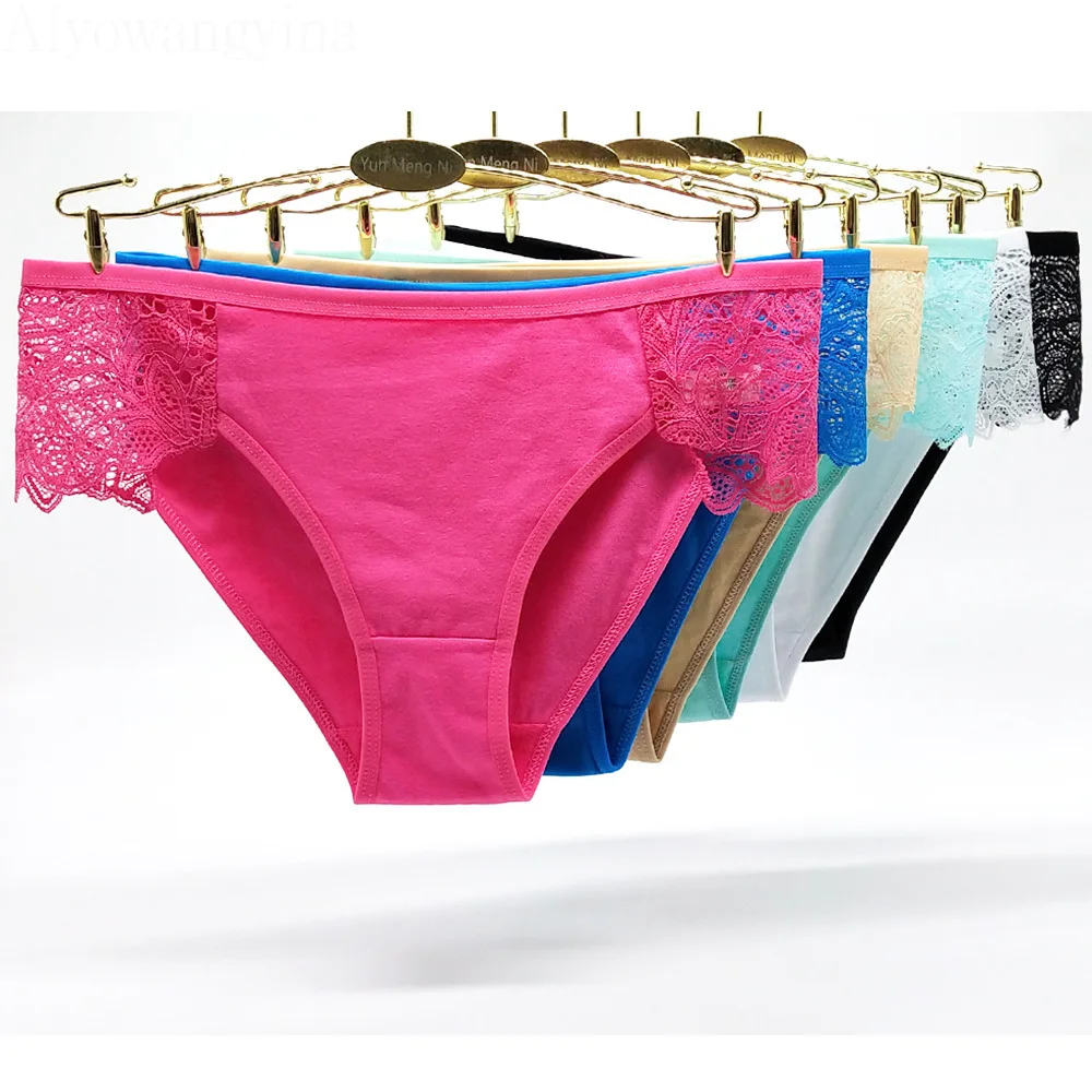 

Alyowangyina, 3 шт./лот, 3 цвета, хлопковые однотонные женские трусы, комфортное нижнее белье, женские сексуальные трусики, 89309