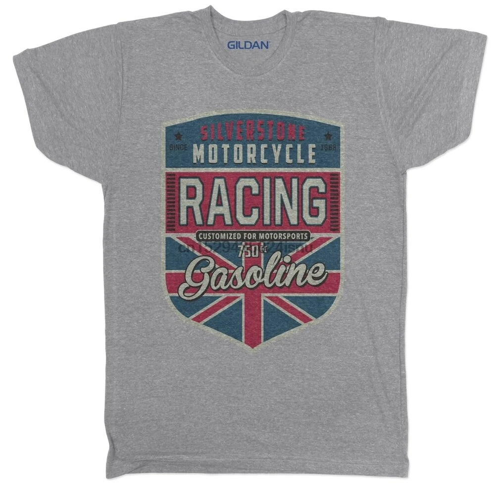 Футболка с изображением британского мотоцикла байкера Англии фотофильма |