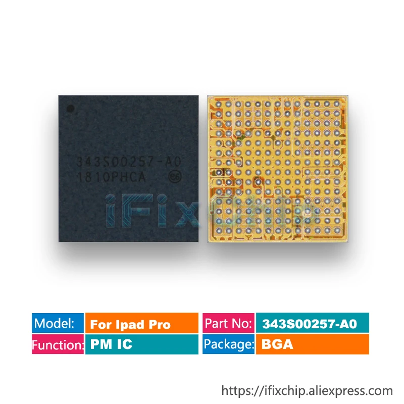 

1-5pcs/lot For iPad A2152 Power IC 343S00257-A0 343S00257-AO For iPad Pro 12.9 Main Power Supply Chip PMIC PM IC PMU 343S00257