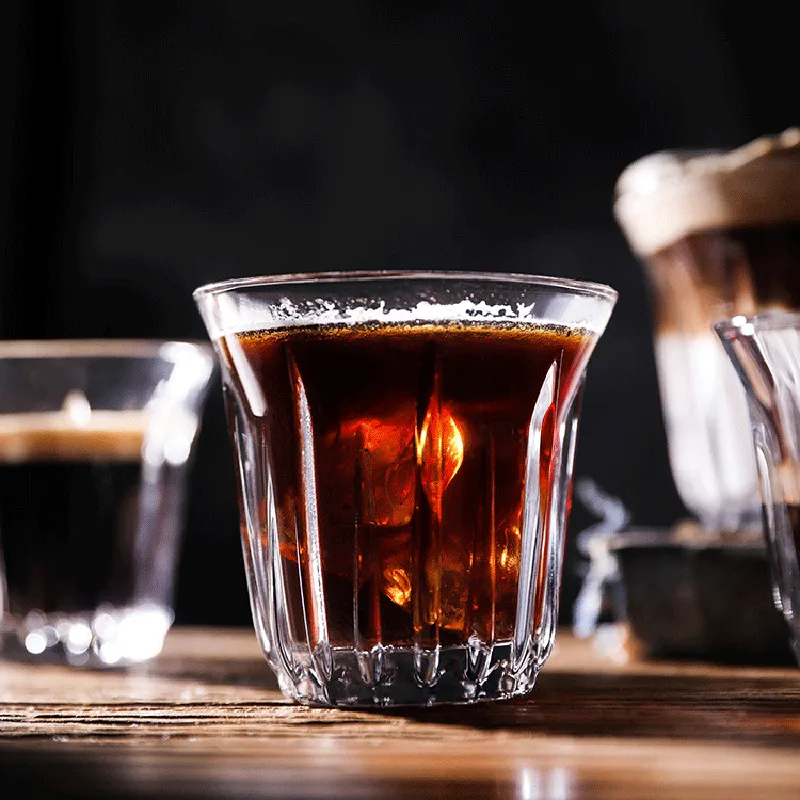 

Nordic Espresso Coffee Glass European Cappuccino Cold Latte Latte Concentrated Cup American Ice Dirty Coffee Cup for Kitchen