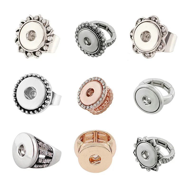 

18 мм 20 мм кольцо с застежкой DIY Jewelry 5 шт./лот KD3050