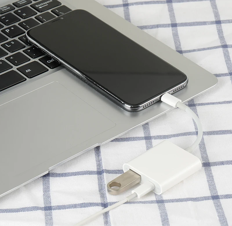 Reilim OTG адаптер для Apple к USB камера ридер адаптер для lightning iOS 13 Соединительный комплект кабель синхронизации данных для IPhone 6 7 8 X