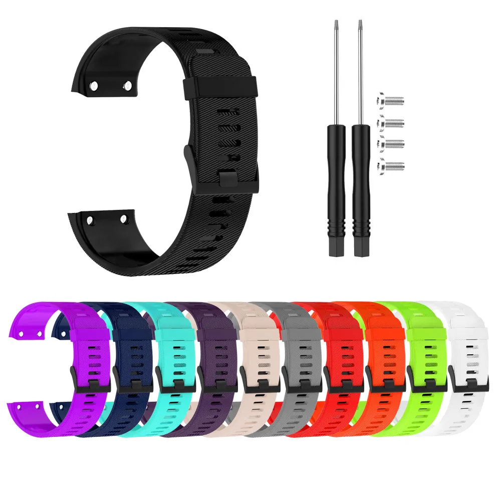Сменный силиконовый ремешок для смарт-часов Garmin Forerunner 35/30 | Электроника