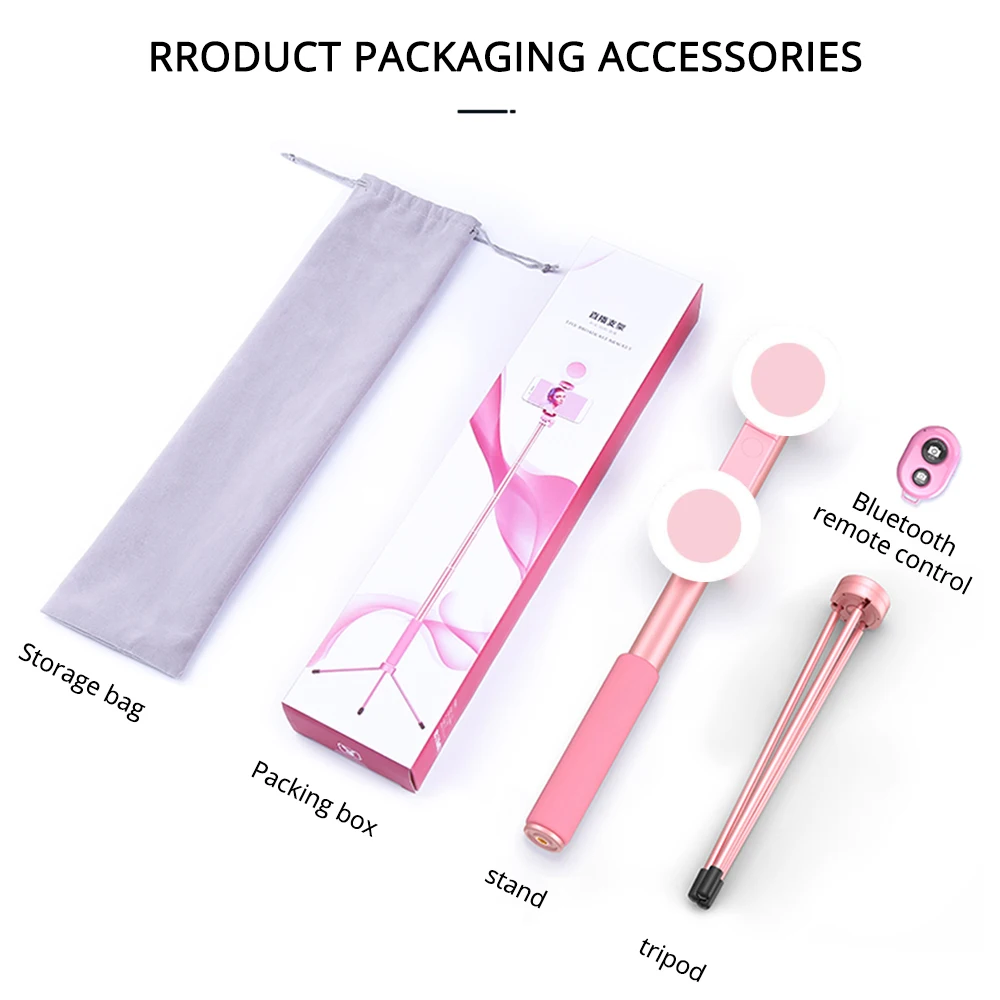 

capsaver 67" Selfie Stick Bluetooth Universal Tripod Selfie Stick with Light Aluminum Stick Selfie for Mobile Android Smartphone