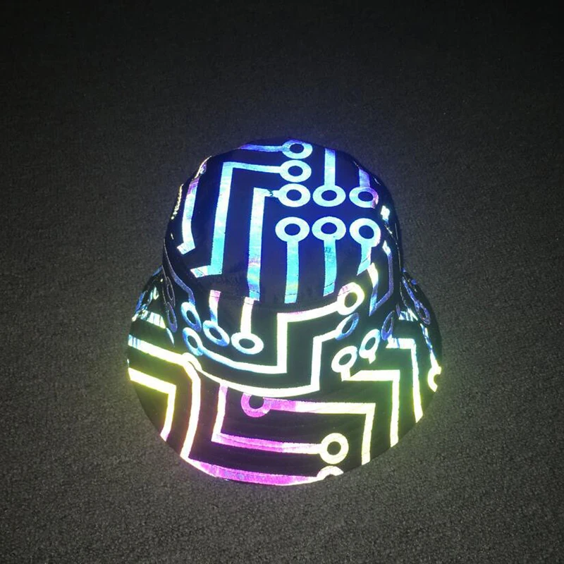Мужская регулируемая бейсболка с лазерной подсветкой мужская и женская
