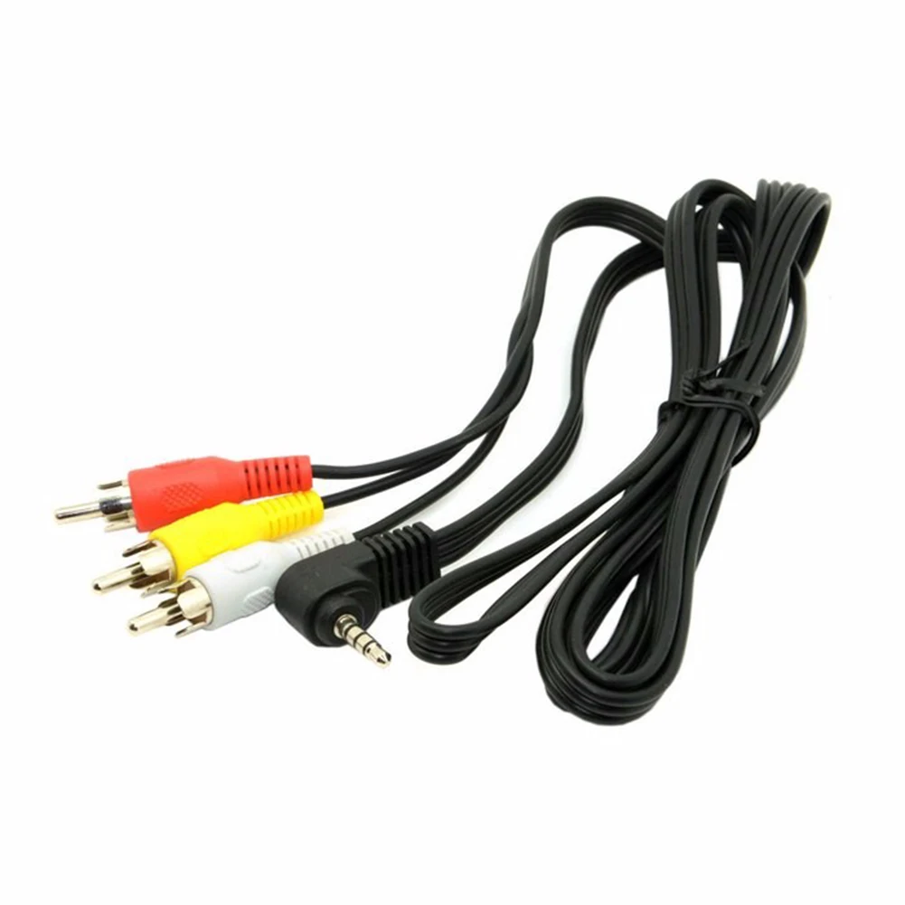 

3.5mm Mini AV To 3 RCA Male Adapter Audio Video Camera Digital Cable 1.5m