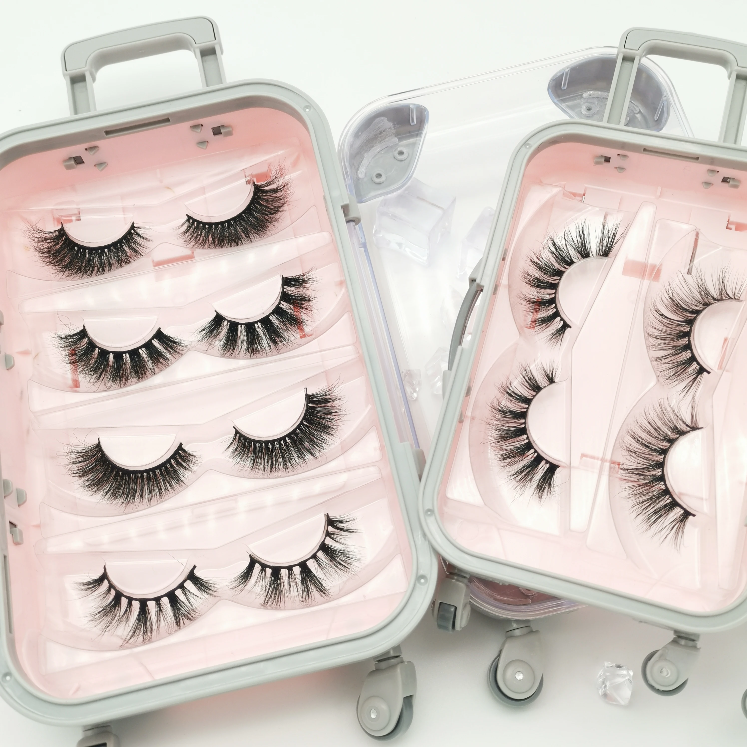 Упаковка для ресниц Aceofexy пустая пластиковая посылка все прозрачные норковые