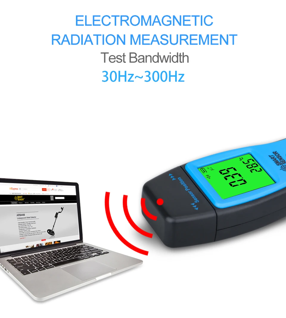 Цифровой измеритель электромагнитного излучения EMF тестер электрического